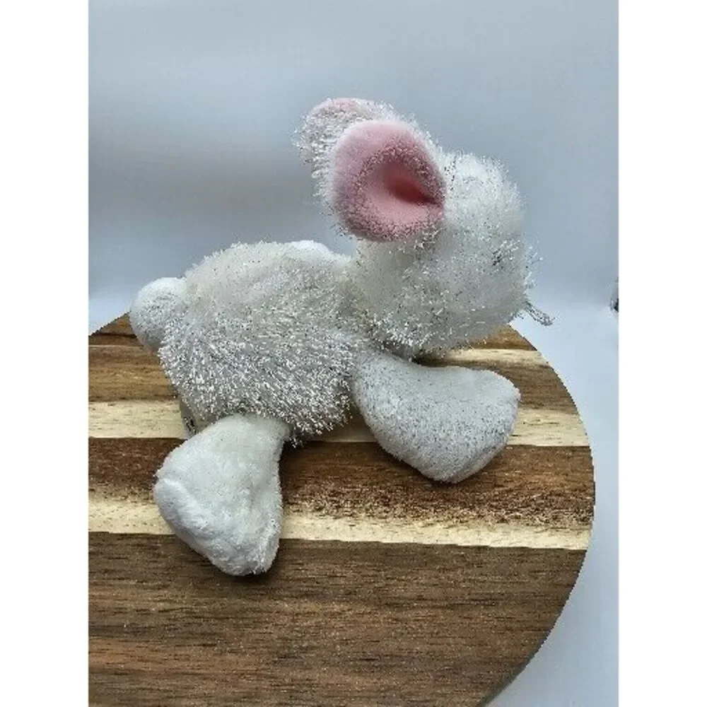 Ganz Webkinz Lil'Kinz Rabbit White Beanbag Plush With Tag Code‎